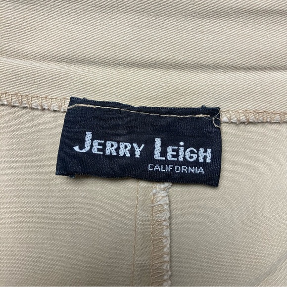 Vintage Tan Pleated Skirt High Rise Preppy - Picture 6 of 7